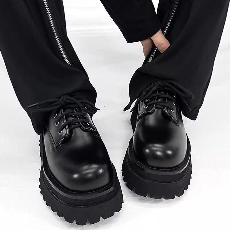 Derby Men s Thick-Soled High-Grade British round Toe Men s Leather Increased Leisure Style Big Toe Fashion Shoes 46
Derby Men s Thick-Soled High-Grade British round Toe Men s Leather Increased Leisure Style Big Toe Fashion Shoes 46