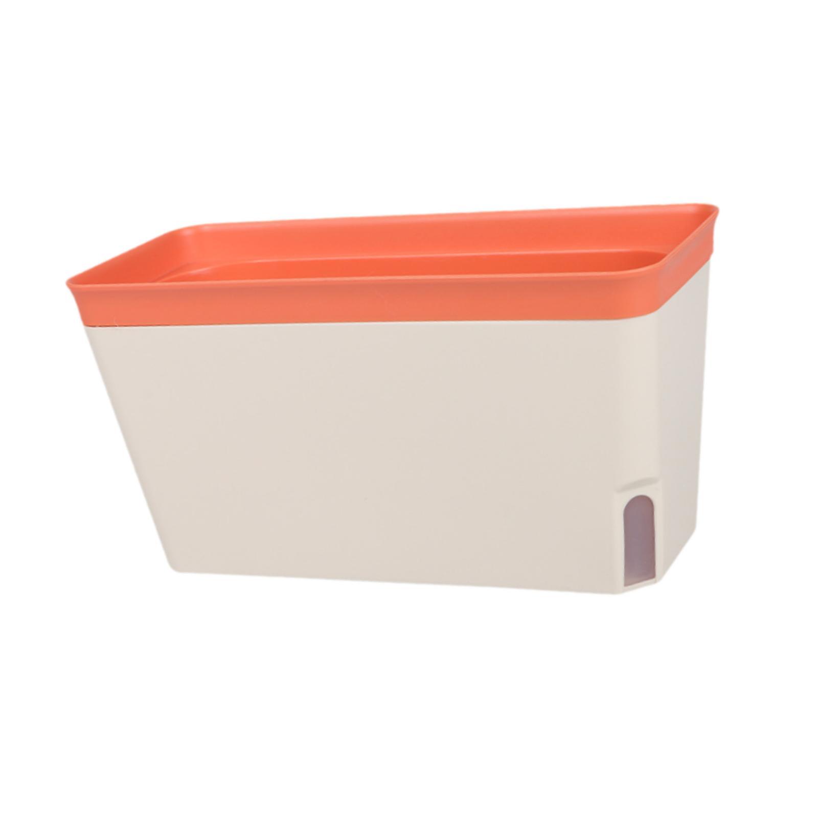 Flower Pot Desktop Automatic Water Absorbing Flowerpot Self Watering Plant Pot for Patio Balcony Railing Porch Window Decor помаранчевий
Flower Pot Desktop Automatic Water Absorbing Flowerpot Self Watering Plant Pot for Patio Balcony Railing Porch Window Decor помаранчевий