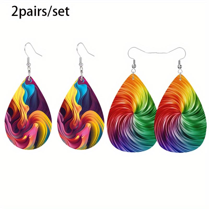 Модные серьги из ПУ кожи в форме капли воды, персонализированные креативные серьги-капли с рисунком вихревой ленты, модные очаровательные аксессуары для серег разноцветный
Модные серьги из ПУ кожи в форме капли воды, персонализированные креативные серьги-капли с рисунком вихревой ленты, модные очаровательные аксессуары для серег разноцветный