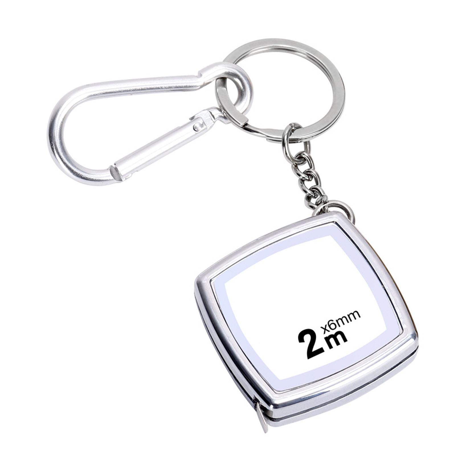 Mini Tape Measure with Keychain Steel Retractable Tape Portable Measuring Tape 2 Meters
Mini Tape Measure with Keychain Steel Retractable Tape Portable Measuring Tape 2 Meters