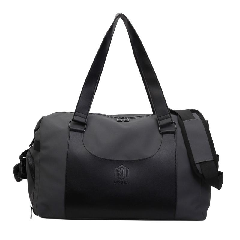 Large-capacity short-trip travel bag for women, lightweight hand luggage storage bag for men, dry and wet separation yoga sports fitness bag 45*19*27 темно-сірий
Large-capacity short-trip travel bag for women, lightweight hand luggage storage bag for men, dry and wet separation yoga sports fitness bag 45*19*27 темно-сірий