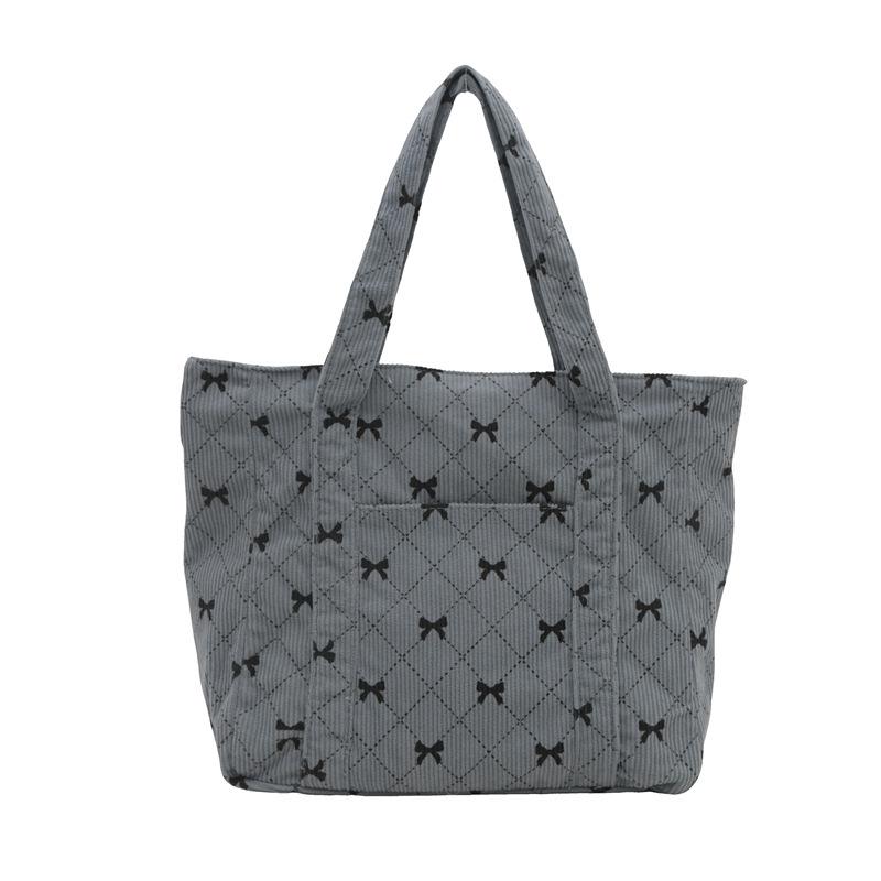 Corduroy Trend Bow Rhombus Casual Shoulder Bag Autumn Fashion Trend Simple Shoulder Underarm Bag
Corduroy Trend Bow Rhombus Casual Shoulder Bag Autumn Fashion Trend Simple Shoulder Underarm Bag