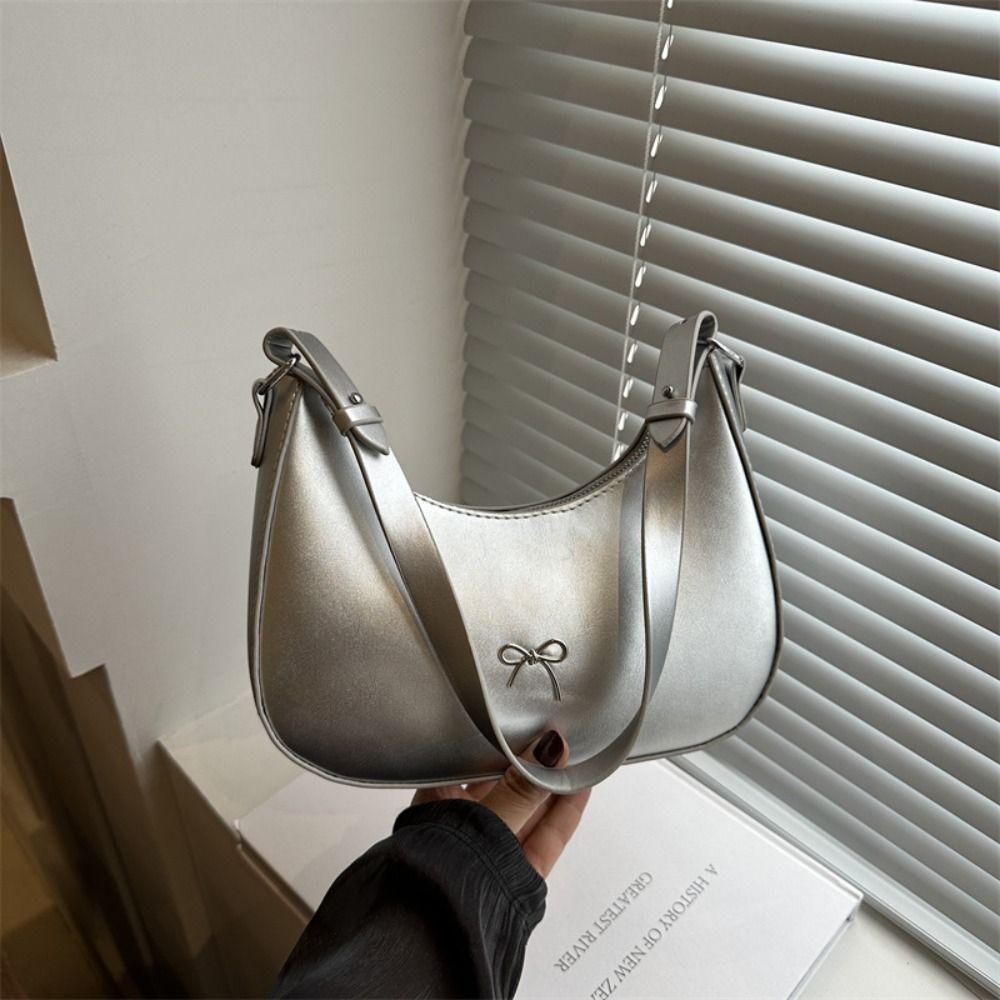 New Design Bowknot Underarm Bag PU Leather Y2K Handbag Fashionable Bowknot Armpit Bag Girls Style B
New Design Bowknot Underarm Bag PU Leather Y2K Handbag Fashionable Bowknot Armpit Bag Girls Style B