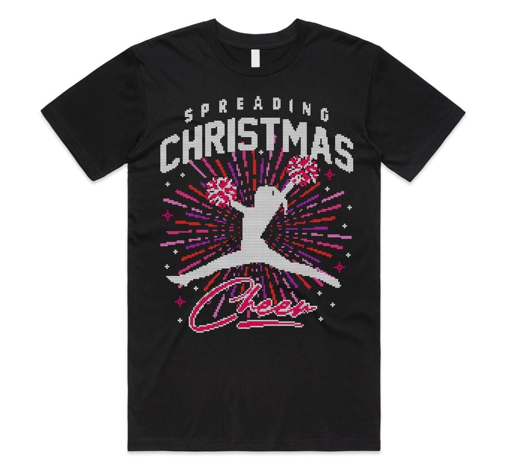 Cheerleading Spreading Christmas CHEER Xmas T-shirt Adult s Children s Kids 4XL
Cheerleading Spreading Christmas CHEER Xmas T-shirt Adult s Children s Kids 4XL