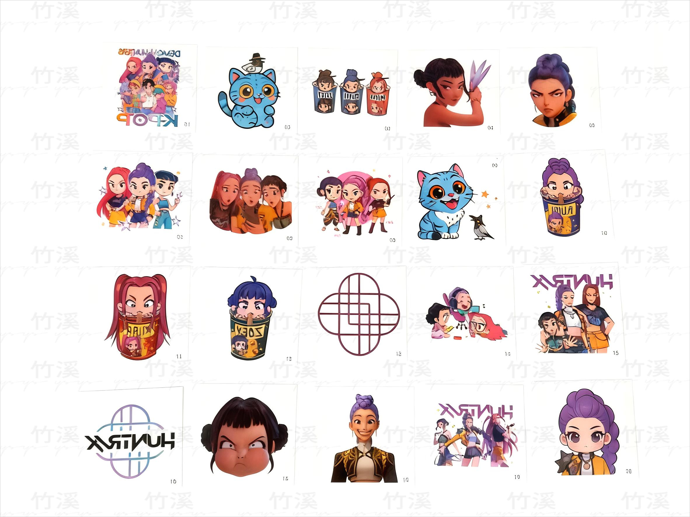 Devil Hunter Rumi Kang Tattoo Sticker 20 Piece Set KPOP Anime Trendy Accessories | Star Idol Same Style Waterproof Easy to Stick 900*900*700MM
Devil Hunter Rumi Kang Tattoo Sticker 20 Piece Set KPOP Anime Trendy Accessories | Star Idol Same Style Waterproof Easy to Stick 900*900*700MM