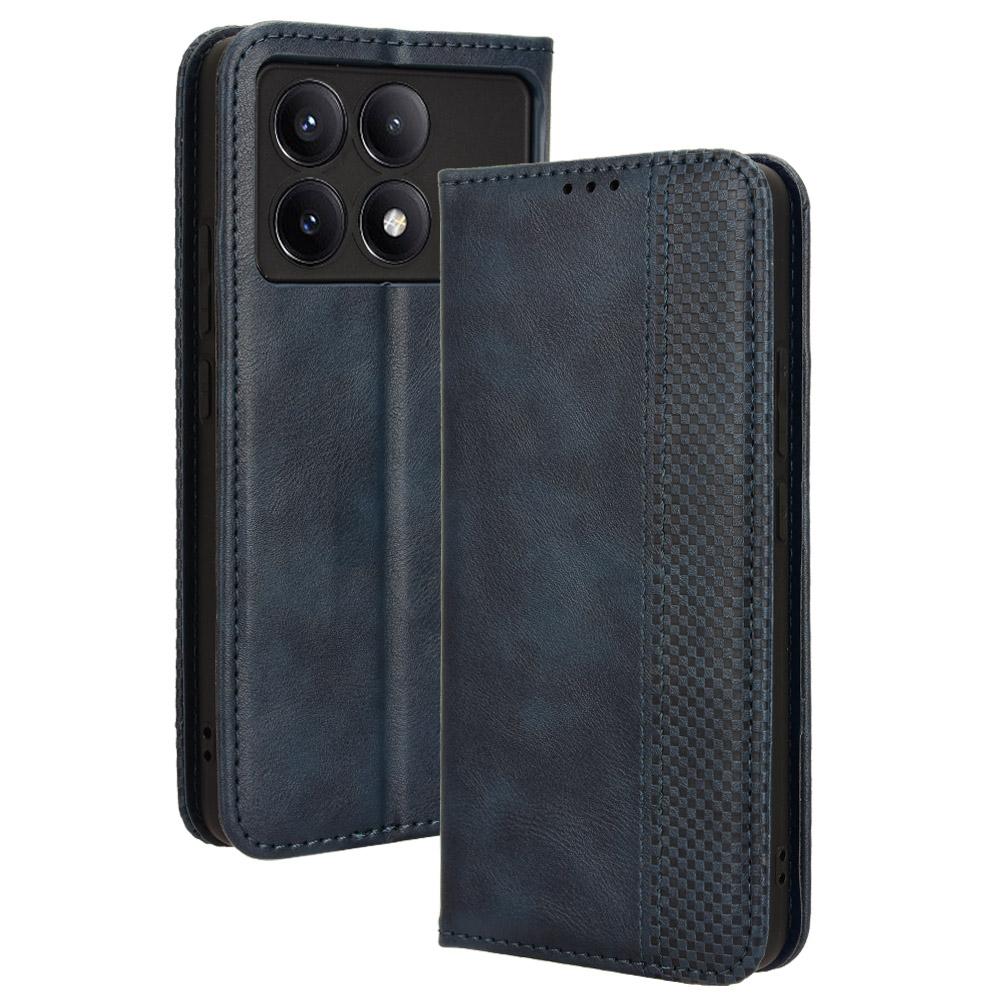 Leather Wallet for Xiaomi Poco F6 Pro 5G/Redmi K70 5G/K70 Pro 5G Viewing Stand Phone Cover Blue
Leather Wallet for Xiaomi Poco F6 Pro 5G/Redmi K70 5G/K70 Pro 5G Viewing Stand Phone Cover Blue