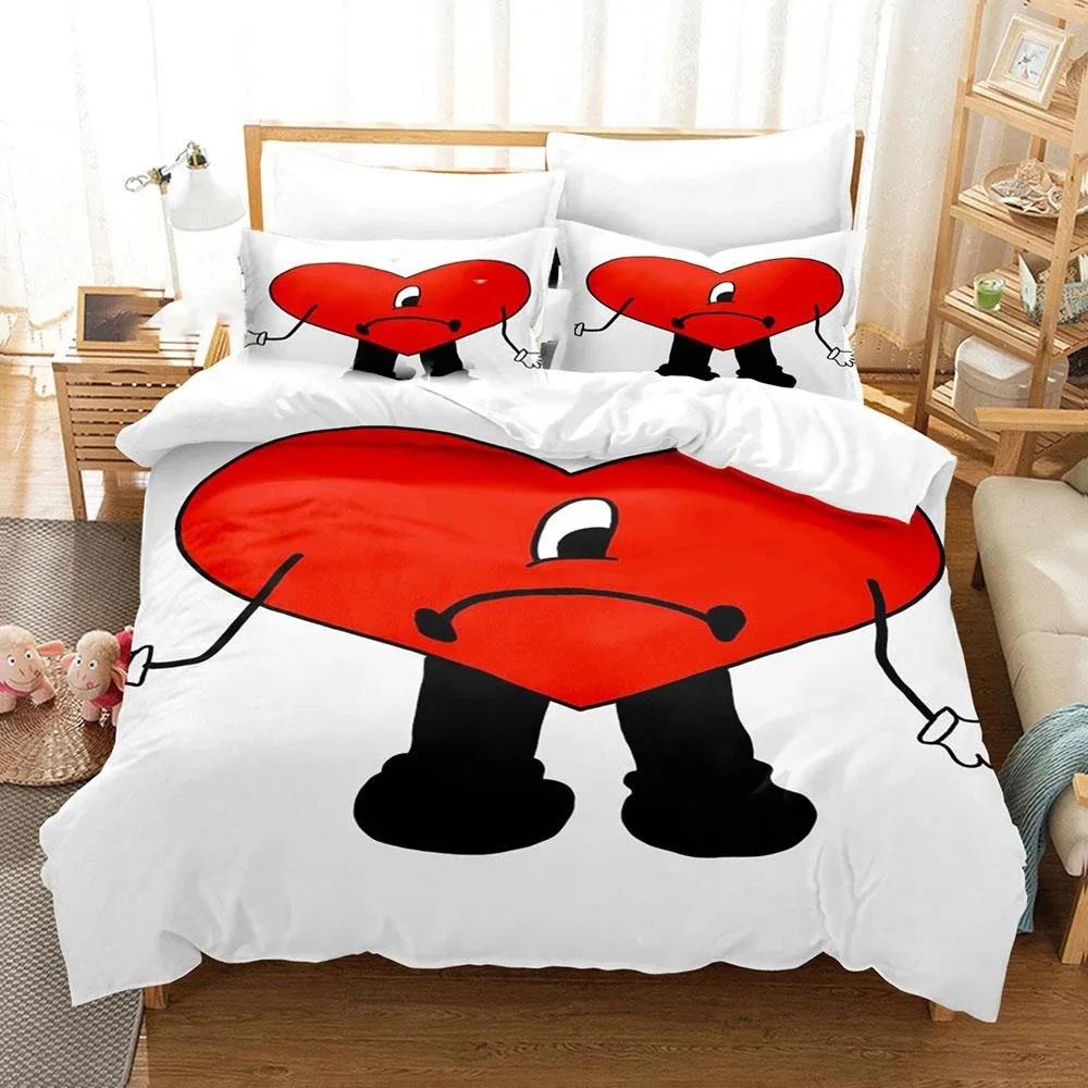 3D Printed Bad Bunny Bedding Set Boys Girls Twin Queen Size UN VERANO SIN TI Duvet Cover Pillowcase Bed Kids Adult 135x200cm
3D Printed Bad Bunny Bedding Set Boys Girls Twin Queen Size UN VERANO SIN TI Duvet Cover Pillowcase Bed Kids Adult 135x200cm