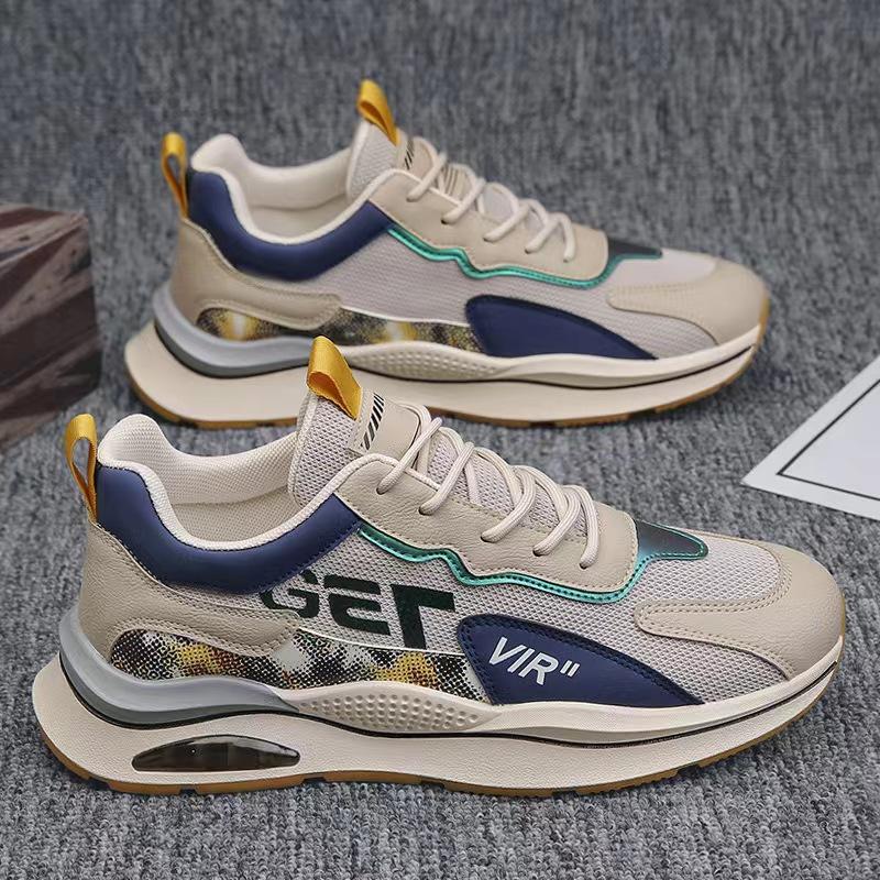 Men s Shoes Sports and Leisure Air Cushion Spring and Autumn New Mesh Breathable Splicing Student Soft Sole Running and Travel Shoes 44
Men s Shoes Sports and Leisure Air Cushion Spring and Autumn New Mesh Breathable Splicing Student Soft Sole Running and Travel Shoes 44