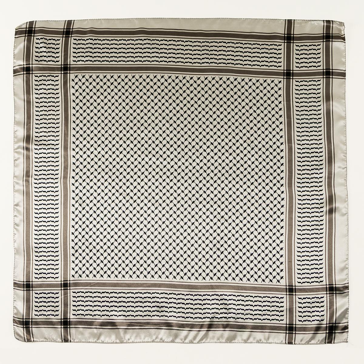 90*90cm Printed Silk Palestine Scarf Keffiyeh Satin Ladies Hijab Kuffiyeh Small Square Scarf Bandana Sunscreen Hair Band
90*90cm Printed Silk Palestine Scarf Keffiyeh Satin Ladies Hijab Kuffiyeh Small Square Scarf Bandana Sunscreen Hair Band