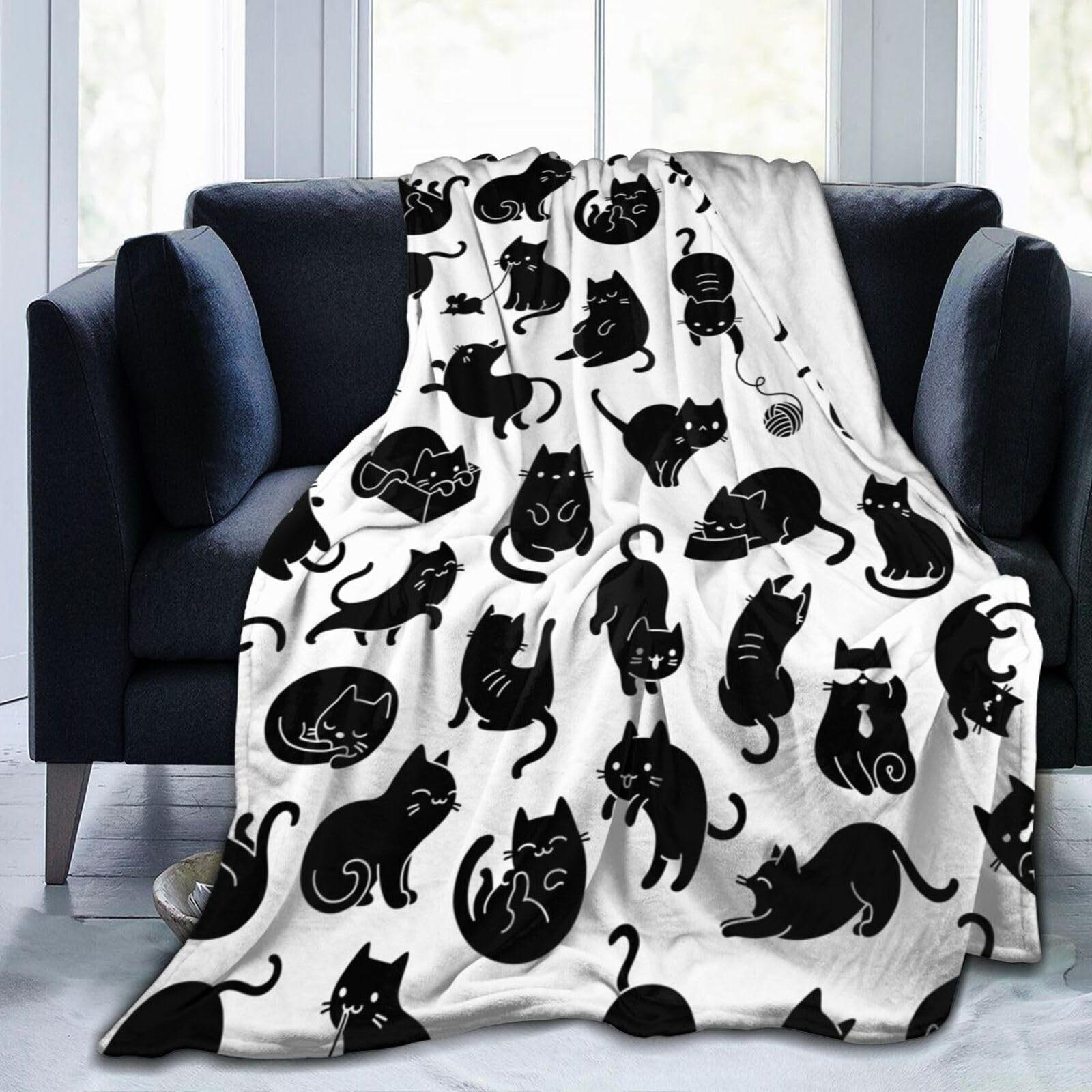 Cute cartoon black cat digitalprinted polyester Bedroom velvet flannel cover blanket Fleece soft sofa cover blankets for beds 75x100cm
Cute cartoon black cat digitalprinted polyester Bedroom velvet flannel cover blanket Fleece soft sofa cover blankets for beds 75x100cm