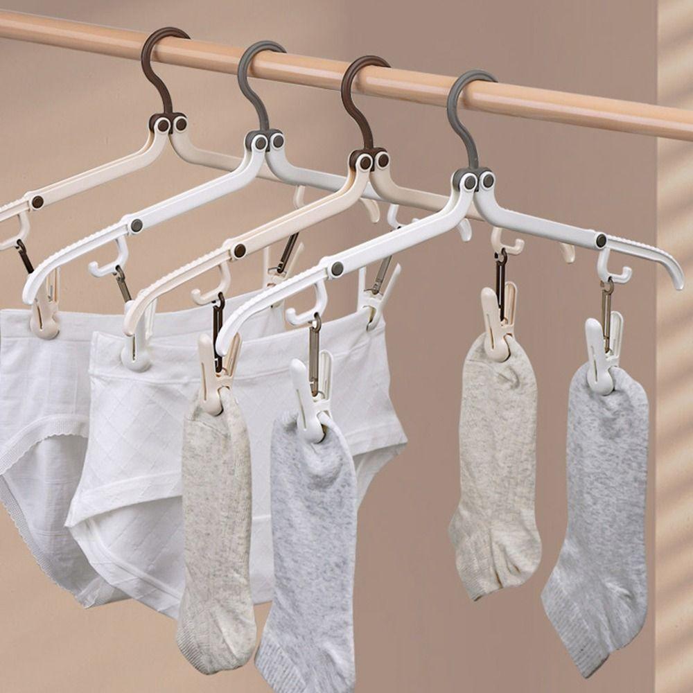 5Pcs Space Saving Foldable Clothes Hanger Anti-slip Travel Hangers Clothes Drying Rack for Home Style BA
5Pcs Space Saving Foldable Clothes Hanger Anti-slip Travel Hangers Clothes Drying Rack for Home Style BA