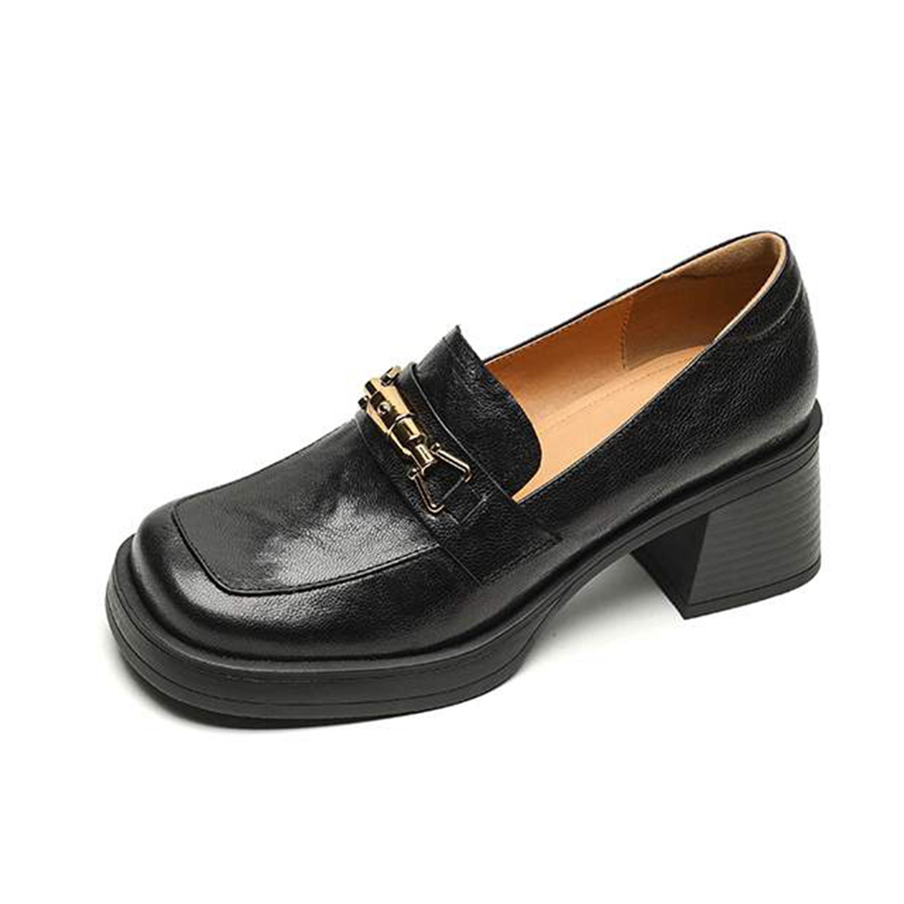 Krazing Pot Sheep Skin Round Toe Толстый каблук Осенние туфли Slip on Женские британские школьные гладиаторские водонепроницаемые туфли 34 чёрный
Krazing Pot Sheep Skin Round Toe Толстый каблук Осенние туфли Slip on Женские британские школьные гладиаторские водонепроницаемые туфли 34 чёрный