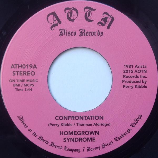 7inch Record HOMEGROWN SYNDROME - Confrontation ATH019 Athens Of The N 2015 UK Soul/Funk
7inch Record HOMEGROWN SYNDROME - Confrontation ATH019 Athens Of The N 2015 UK Soul/Funk