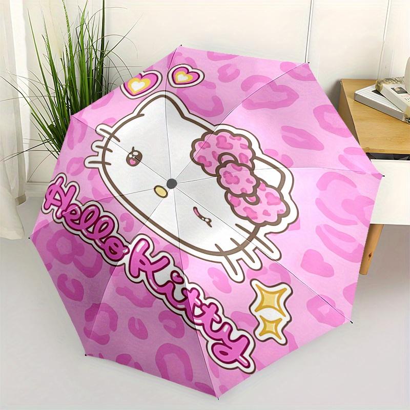 Hello Kitty, Pink Leopard Print Automatic Opening and Closing Parasol Compact Travel Umbrella with 8 Ribs for Women and Men Ideal Birthday/C
Hello Kitty, Pink Leopard Print Automatic Opening and Closing Parasol Compact Travel Umbrella with 8 Ribs for Women and Men Ideal Birthday/C