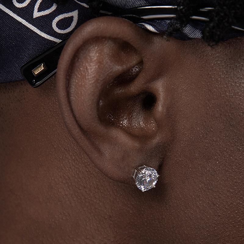 6mm Six Claw Zircon Crystal Stud Earrings Men Women Hip Hop Cool Simple Bling Copper Color Zircon Wholesale Brincos Punk Gift
6mm Six Claw Zircon Crystal Stud Earrings Men Women Hip Hop Cool Simple Bling Copper Color Zircon Wholesale Brincos Punk Gift