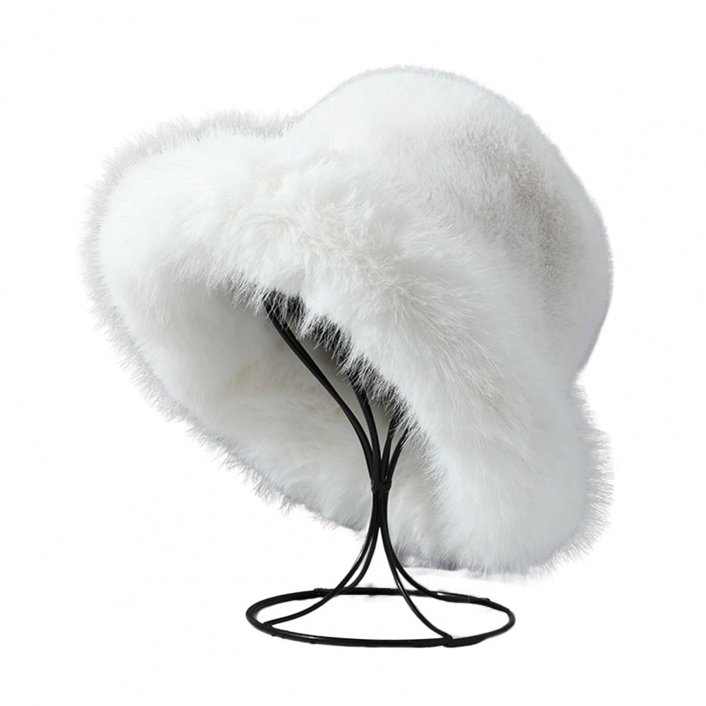Female Winter Bucket Hat Fuzzy Plush Thickened Wind-Resistant Heat Retention Solid Color Dome Faux Fur Fisherman Hat Outdoor Use Practical Use белый
Female Winter Bucket Hat Fuzzy Plush Thickened Wind-Resistant Heat Retention Solid Color Dome Faux Fur Fisherman Hat Outdoor Use Practical Use белый