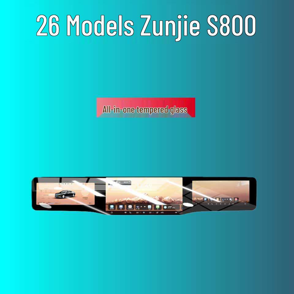 Захисна плівка Zunjie S800: Підходить для 25 моделей, Загартоване скло для навігації центральної консолі, Аксесуари для інтер єру HD Tempered Film for Integrated Screen
Захисна плівка Zunjie S800: Підходить для 25 моделей, Загартоване скло для навігації центральної консолі, Аксесуари для інтер єру HD Tempered Film for Integrated Screen