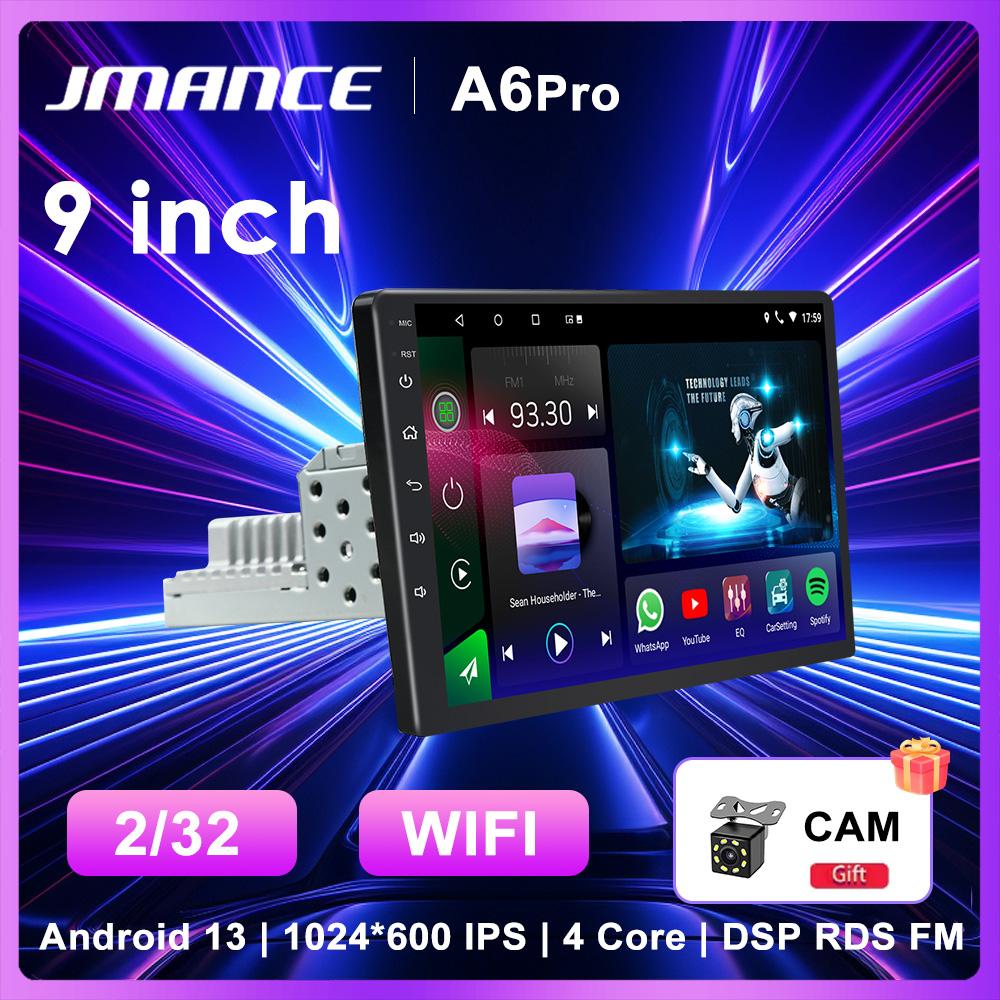 JMANCE 9-дюймовый 4-ядерный Android 13 1Din 2 + 32 ГБ Автомобильный мультимедиа CarPlay Универсальная навигация GPS 1 DIN Головное устройство Авто Радио Аудио Стерео DVD
JMANCE 9-дюймовый 4-ядерный Android 13 1Din 2 + 32 ГБ Автомобильный мультимедиа CarPlay Универсальная навигация GPS 1 DIN Головное устройство Авто Радио Аудио Стерео DVD