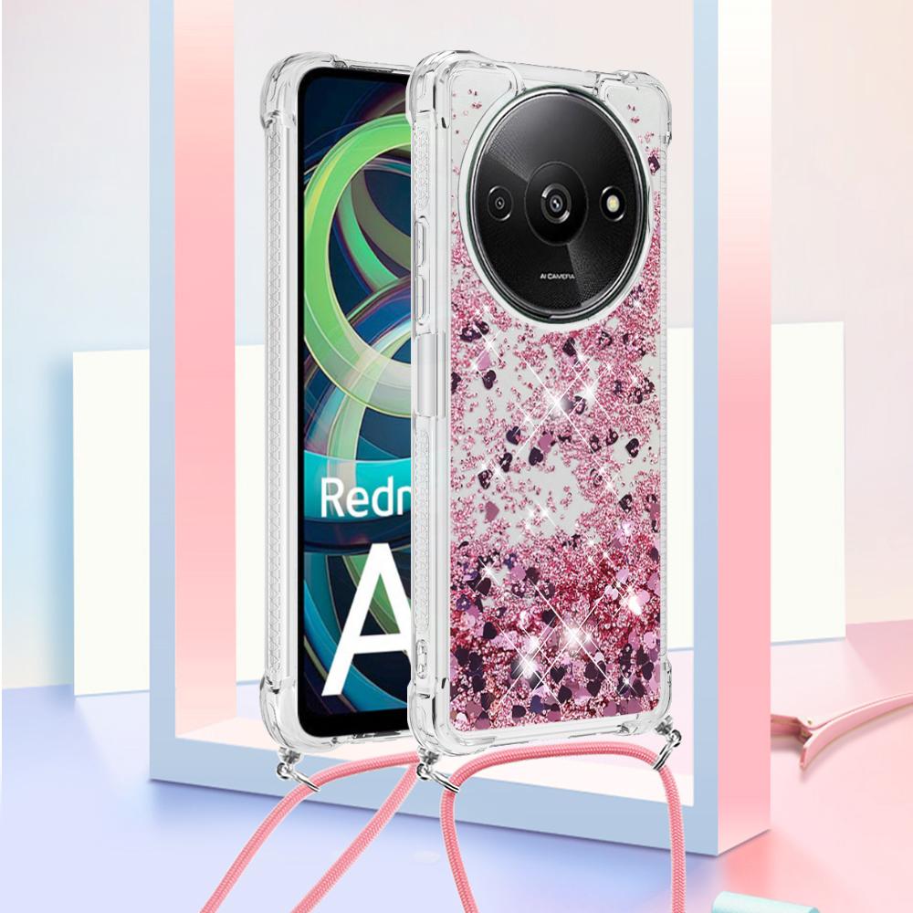 For Xiaomi Redmi A3/Poco C61 4G TPU Case Quicksand Design Phone Cover with Lanyard Blue/Pentagram
For Xiaomi Redmi A3/Poco C61 4G TPU Case Quicksand Design Phone Cover with Lanyard Blue/Pentagram