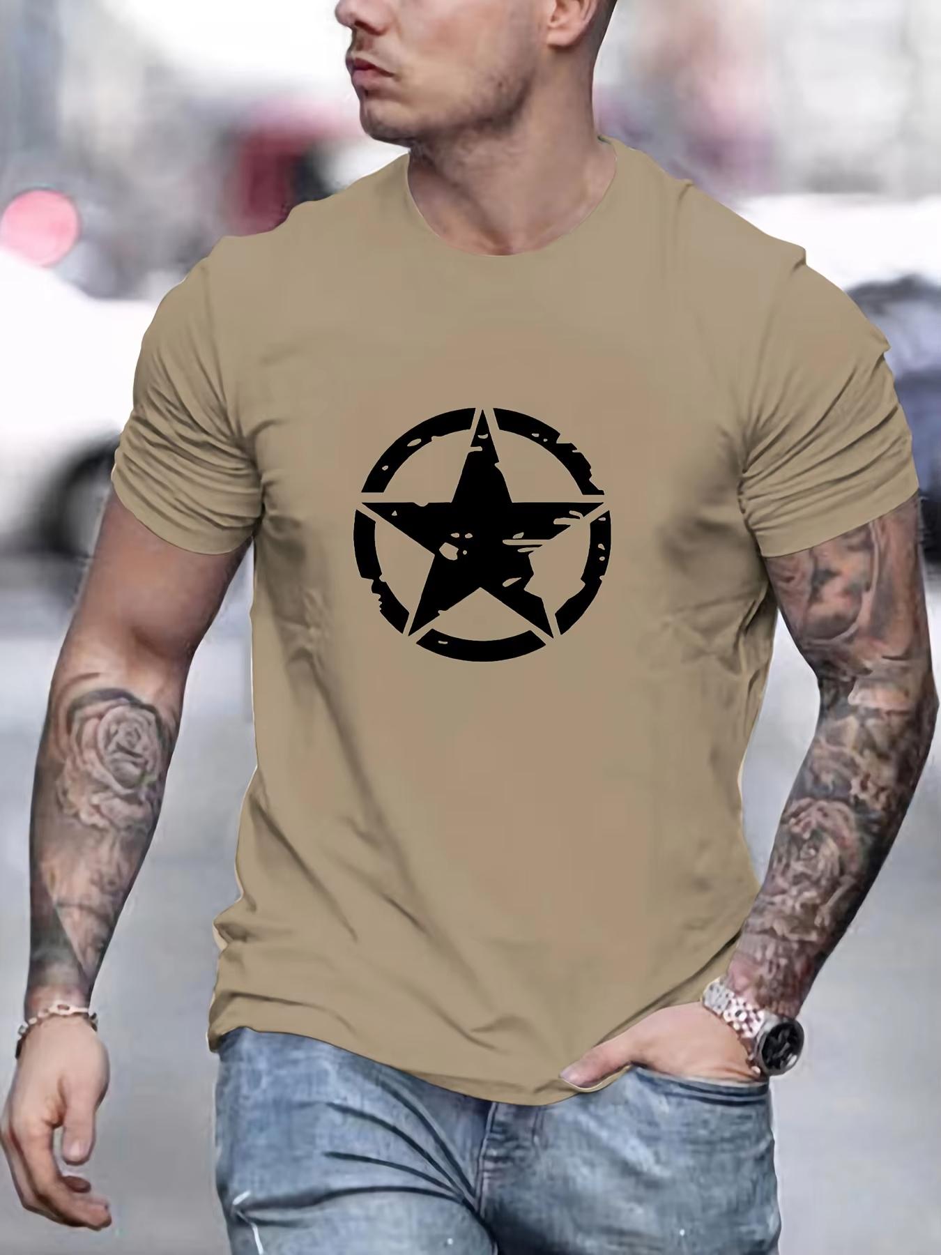 2025 Summer Men s New Pure Cotton Simple Casual Loose Star Logo Printing Sports Large Size Round Neck Short-sleeved T-shirt 4XL
2025 Summer Men s New Pure Cotton Simple Casual Loose Star Logo Printing Sports Large Size Round Neck Short-sleeved T-shirt 4XL