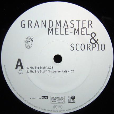 12inch Record GRANDMASTER MELLE MEL & SCORPIO - Mr. Big Stuff 0098470RAP Raputation 1997 Europe Rap & Hip-Hop/R&B Used
12inch Record GRANDMASTER MELLE MEL & SCORPIO - Mr. Big Stuff 0098470RAP Raputation 1997 Europe Rap & Hip-Hop/R&B Used