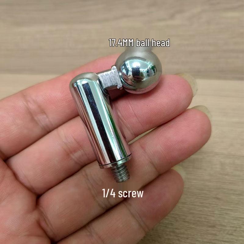 Metal Ball Head Phone Holder & Tripod Connector 17.4mm, 1/4 Screw, for Photography & Microphone Boom Arm.
Metal Ball Head Phone Holder & Tripod Connector 17.4mm, 1/4 Screw, for Photography & Microphone Boom Arm.