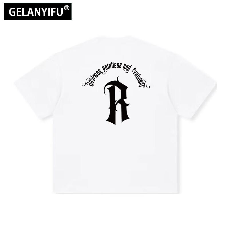 GELANYIFU 260g Heavyweight Pure Cotton Short Sleeve T-Shirt XL
GELANYIFU 260g Heavyweight Pure Cotton Short Sleeve T-Shirt XL
