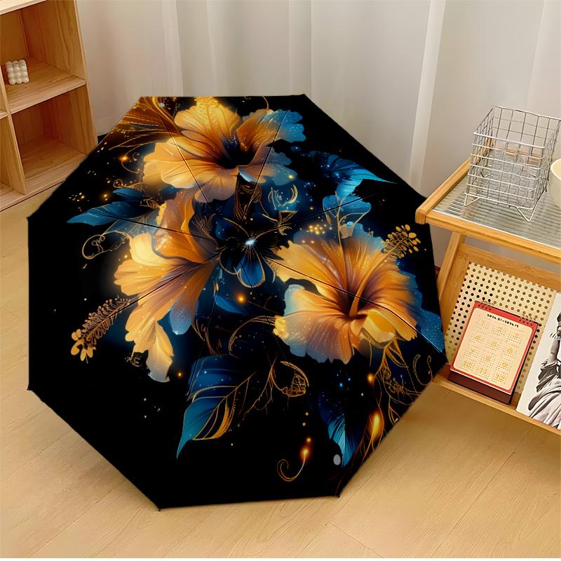 Red Flowers Theme Automatic Umbrella Compact 8-Rib Design Sturdy Construction Durable Umbrella Stylish Accessory
Red Flowers Theme Automatic Umbrella Compact 8-Rib Design Sturdy Construction Durable Umbrella Stylish Accessory
