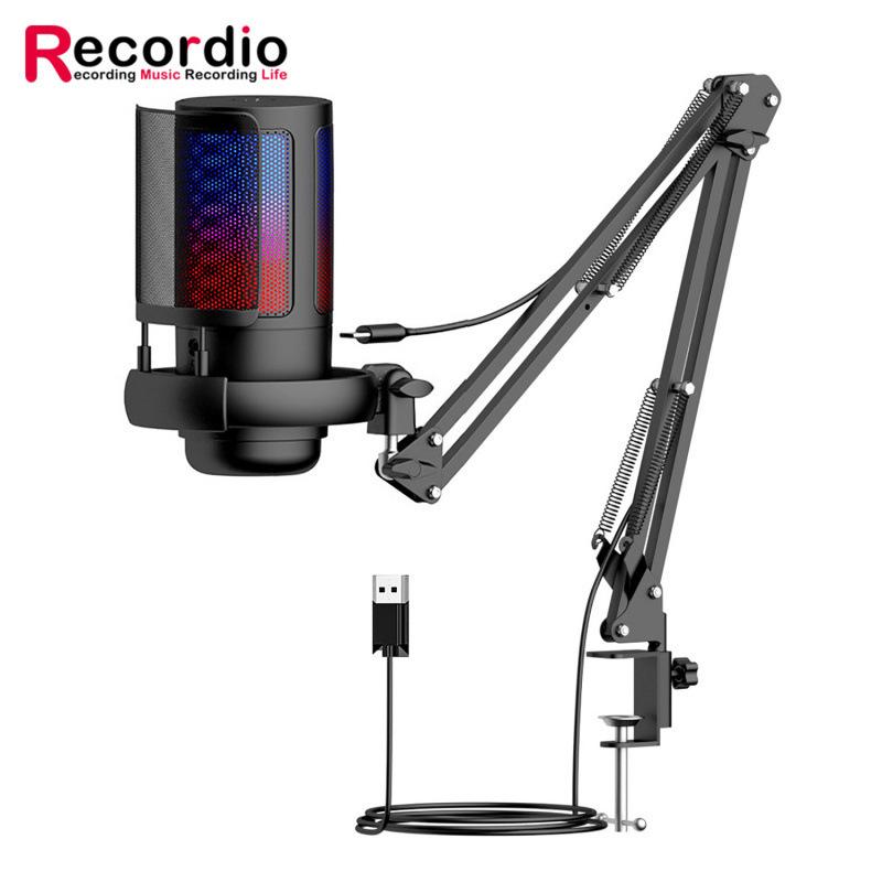 Recordio ME6S USB Gaming Microphone with Pop Filter & RGB чорний
Recordio ME6S USB Gaming Microphone with Pop Filter & RGB чорний