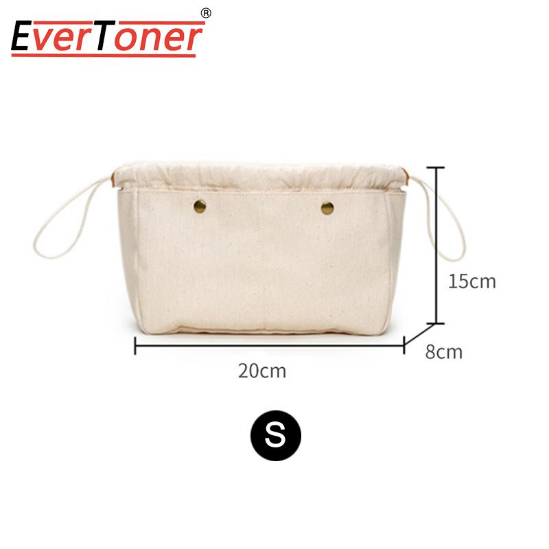 EverToner Cosmetic bag canvas Insert Bag Fit For designer large capacity tote bag Makeup Inner Organizer bag
EverToner Cosmetic bag canvas Insert Bag Fit For designer large capacity tote bag Makeup Inner Organizer bag