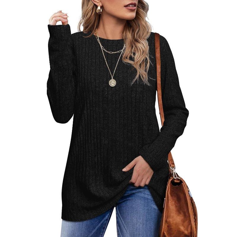 IHUASU Women s Fashion Casual Solid Color Print Long Sleeve O-Neck Blouses & Shirts S чёрный
IHUASU Women s Fashion Casual Solid Color Print Long Sleeve O-Neck Blouses & Shirts S чёрный