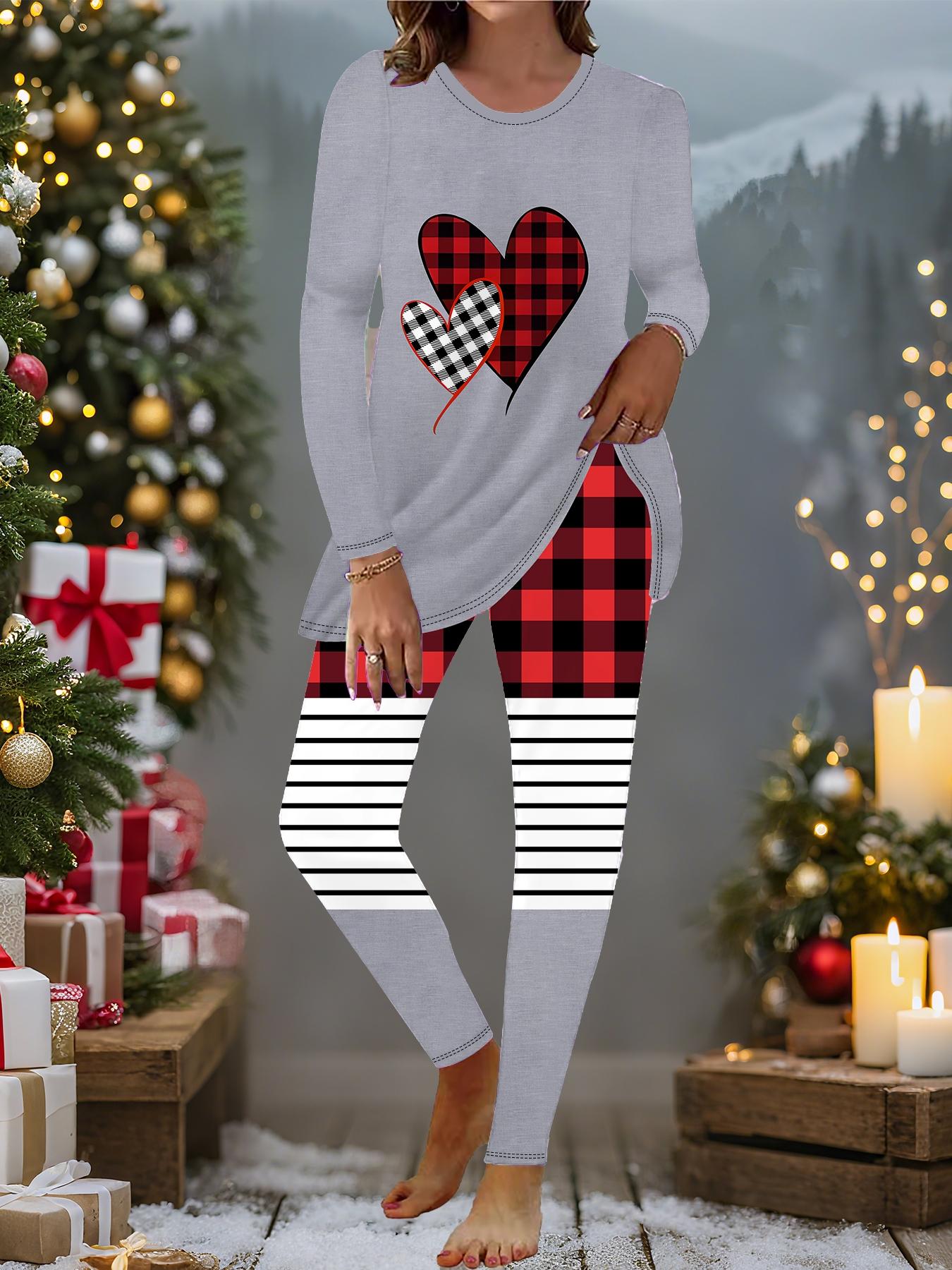 Евро-американская мода 3D принт Любовь Женский всесезонный комплект из двух предметов: футболка с длинным рукавом + длинные брюки. Идеальный подарок на Новый год и Рождество 8XL серый
Евро-американская мода 3D принт Любовь Женский всесезонный комплект из двух предметов: футболка с длинным рукавом + длинные брюки. Идеальный подарок на Новый год и Рождество 8XL серый