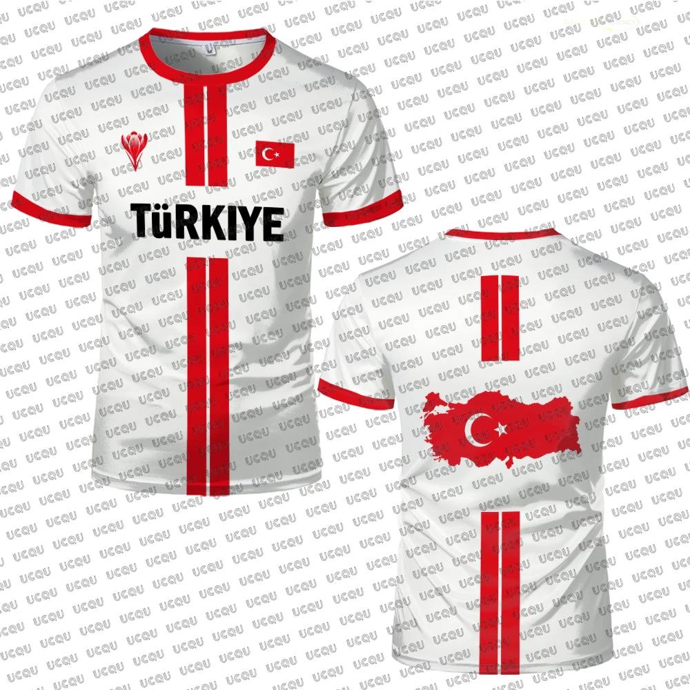 Turkey Football Jersey Breathable Quick-drying Sports Short-sleeved T-shirt Turkish Flag Map 3D Printed Fashion Men 6XL
Turkey Football Jersey Breathable Quick-drying Sports Short-sleeved T-shirt Turkish Flag Map 3D Printed Fashion Men 6XL