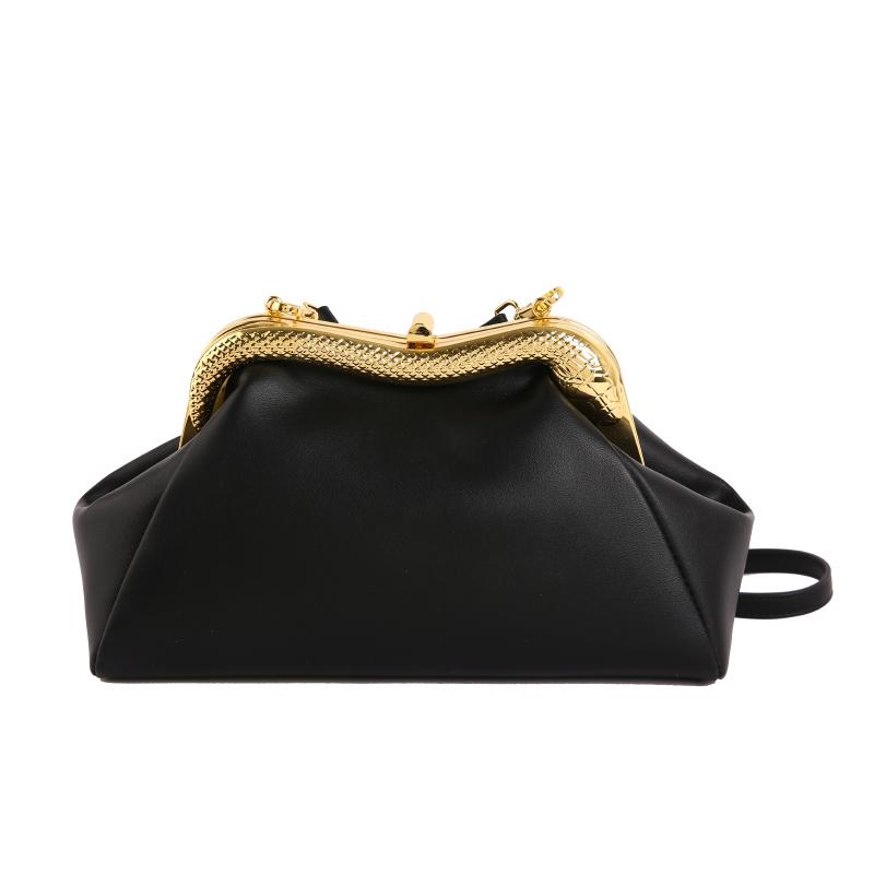 2026 New Vintage Clip Soft Solid PU Leather Clutch Purse Elegant Metal Frame Shoulder Bag Trendy Evening Party Handbag for Women чёрный
2026 New Vintage Clip Soft Solid PU Leather Clutch Purse Elegant Metal Frame Shoulder Bag Trendy Evening Party Handbag for Women чёрный