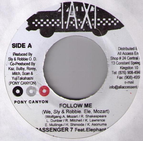 7inch Record PASSENGER 7 ELEPHANT MAN Follow Me My Criteria NONE Taxi Jamaica Reggae Ska Dub Used
7inch Record PASSENGER 7 ELEPHANT MAN Follow Me My Criteria NONE Taxi Jamaica Reggae Ska Dub Used