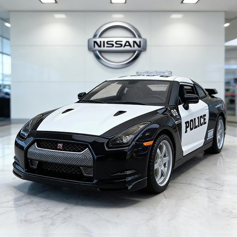 Maisto 1:24 Nissan GTR R35 2009 Police Alloy Car Diecasts & Toy Vehicles Car Model Miniature Scale Model Car Toy For Children чорний
Maisto 1:24 Nissan GTR R35 2009 Police Alloy Car Diecasts & Toy Vehicles Car Model Miniature Scale Model Car Toy For Children чорний