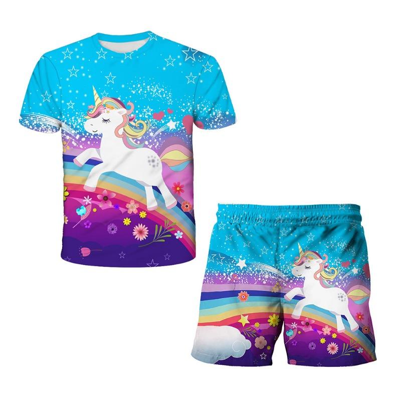 Unicorn Fashion Cute Girl Top T-shirt Short Sleeve+Shorts Two Piece Set Girls and Children s Top Short Sleeve 100 cm
Unicorn Fashion Cute Girl Top T-shirt Short Sleeve+Shorts Two Piece Set Girls and Children s Top Short Sleeve 100 cm
