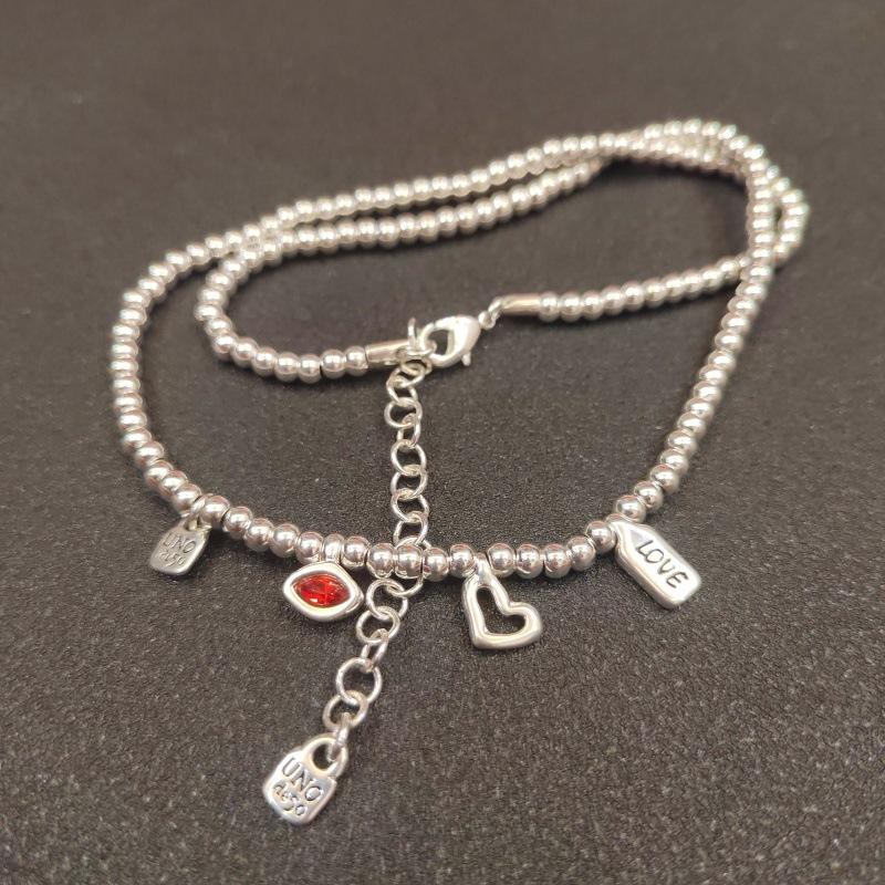 I wait for you lucky wishes love crystal necklace good luck four-leaf clover round bead collarbone chain
I wait for you lucky wishes love crystal necklace good luck four-leaf clover round bead collarbone chain