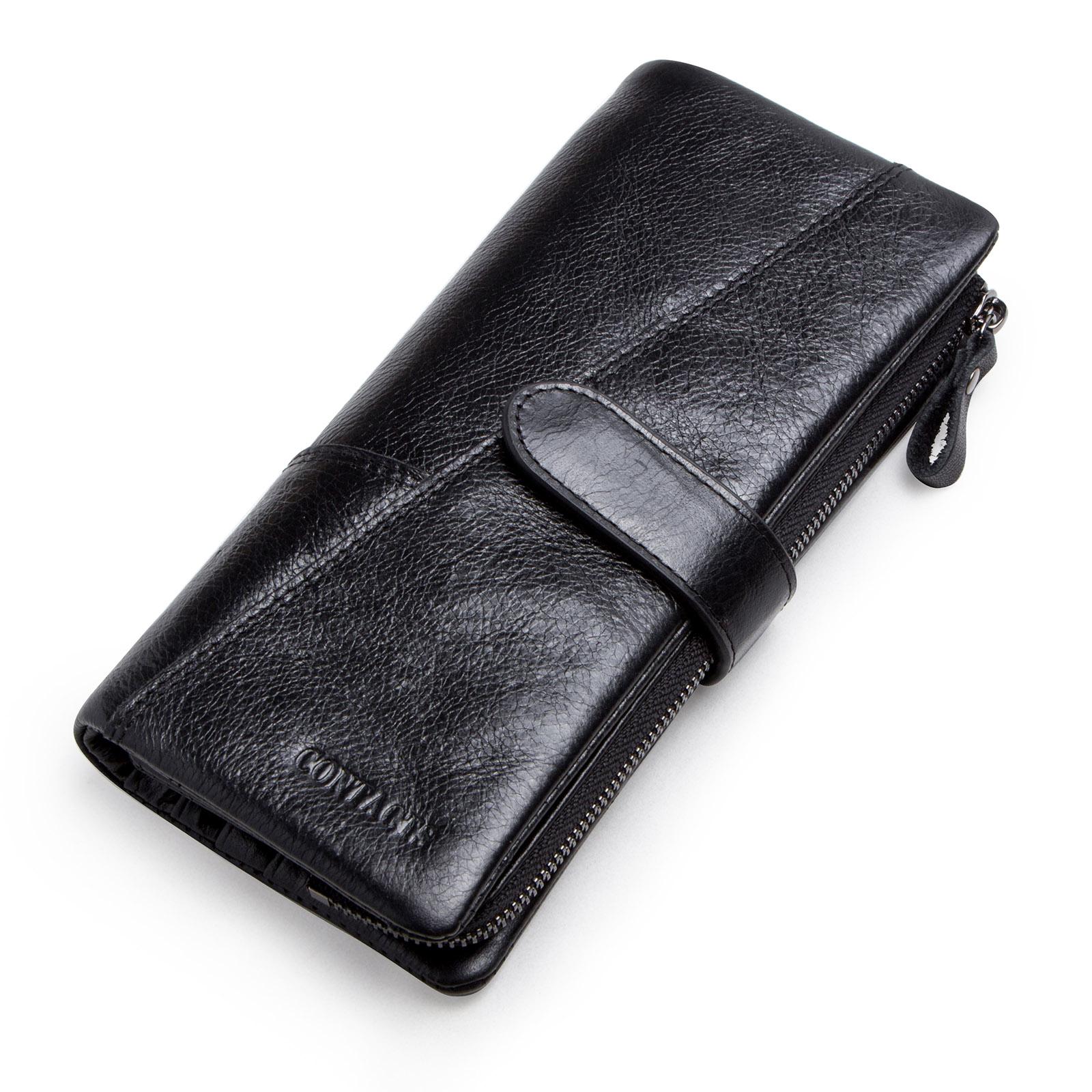 Женский кошелек из натуральной кожи чёрный
Женский кошелек из натуральной кожи чёрный