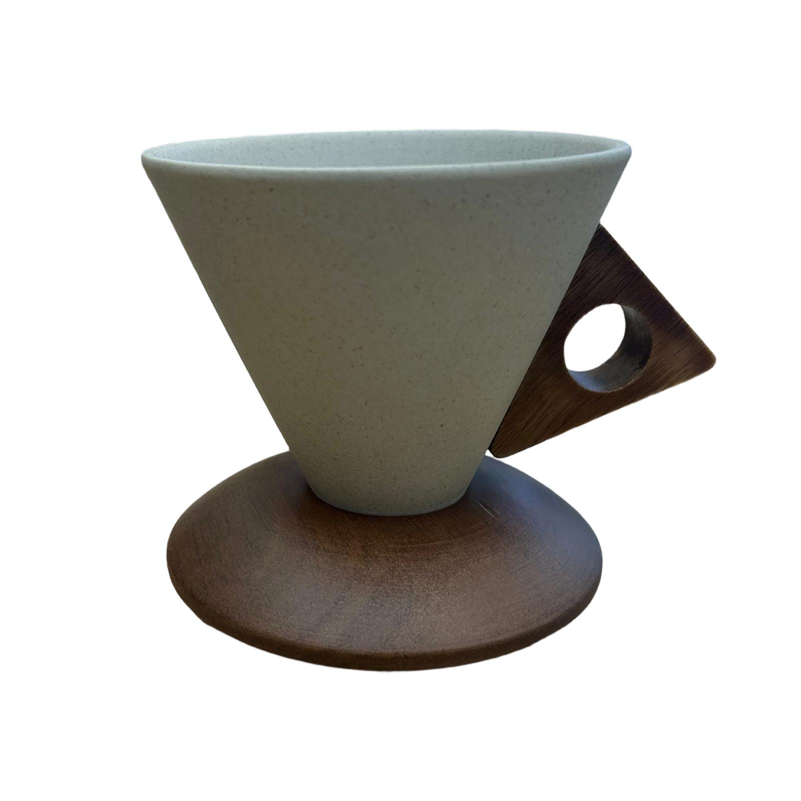 Vintage Terracotta Coffee Mug Set – Handcrafted Ceramic Mugs With Wood Handles And Saucers, Perfect For Home Use Or As A Gift. One Size
Vintage Terracotta Coffee Mug Set – Handcrafted Ceramic Mugs With Wood Handles And Saucers, Perfect For Home Use Or As A Gift. One Size