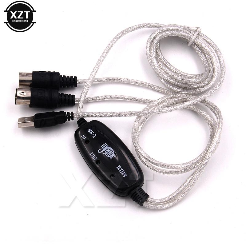MIDI Cable to USB IN-OUT Converter Professional MIDI Interface Audio Music for Keyboard PC for Electric Piano Drum Adapter -
MIDI Cable to USB IN-OUT Converter Professional MIDI Interface Audio Music for Keyboard PC for Electric Piano Drum Adapter -