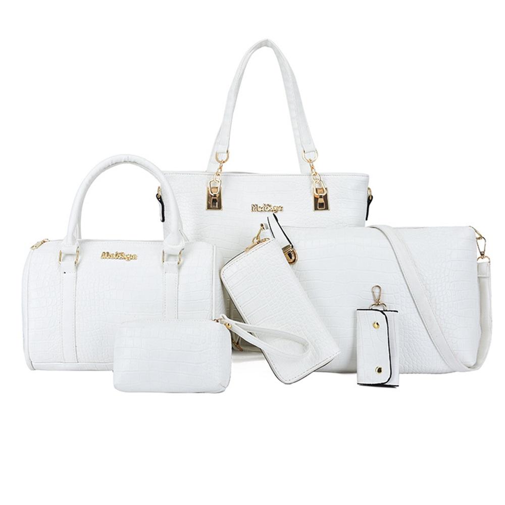 Six-piece set of mother-in-law handbags, single shoulder, large crossbody bag for women
Six-piece set of mother-in-law handbags, single shoulder, large crossbody bag for women