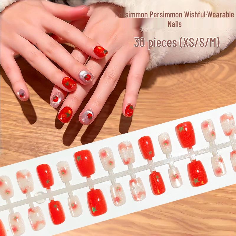 Persimmon Ruyi Wearable Red Cat Eye Nails: 3D Short Manicure Patches for a Radiant New Year Look
Persimmon Ruyi Wearable Red Cat Eye Nails: 3D Short Manicure Patches for a Radiant New Year Look