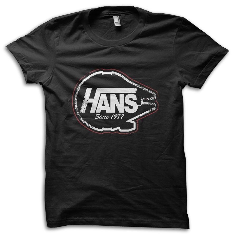Hans 77 Han Solo Millenium Falcon Parody Star Wars T-shirt M5566 4XL
Hans 77 Han Solo Millenium Falcon Parody Star Wars T-shirt M5566 4XL