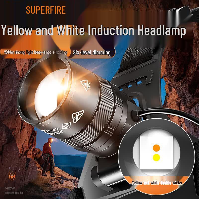 SupFire HY06 LED Dual-Source Induction Headlamp
SupFire HY06 LED Dual-Source Induction Headlamp
