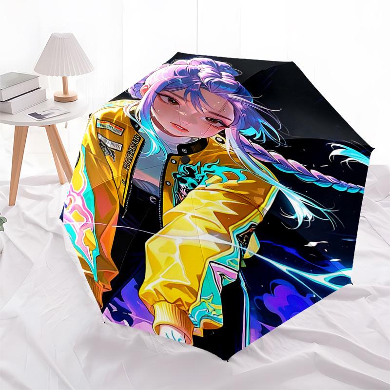 1pc Stained Glass Deer Windowpane Design Automatic Folding Umbrella, Portable 3-Fold Design with 8-Bone Iron Frame, Outdoor for Fans, Travelers, Daily
1pc Stained Glass Deer Windowpane Design Automatic Folding Umbrella, Portable 3-Fold Design with 8-Bone Iron Frame, Outdoor for Fans, Travelers, Daily