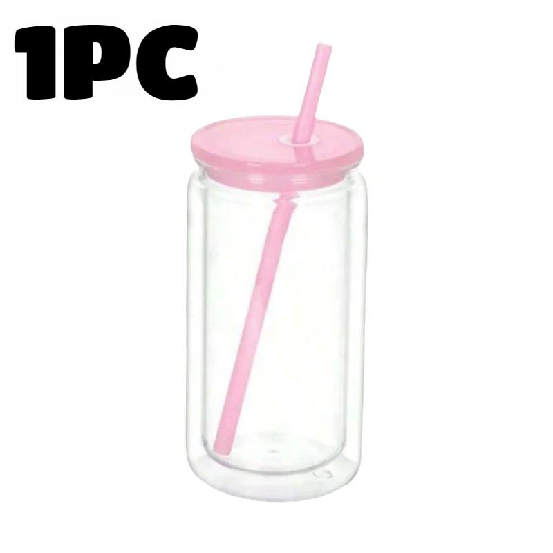 16oz Plastic Water Bottles Double Wall Snowglobe Tumbler with Pre-Drilled Hole Reusable 2-Layer Design Juice Milk Coffee Jar Cup
16oz Plastic Water Bottles Double Wall Snowglobe Tumbler with Pre-Drilled Hole Reusable 2-Layer Design Juice Milk Coffee Jar Cup