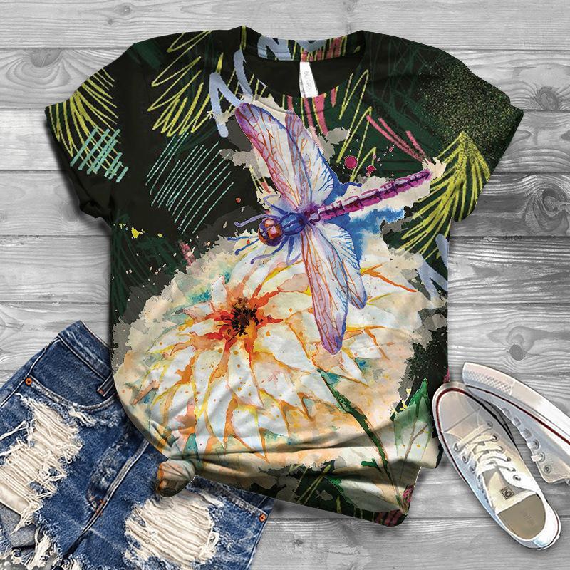 Летняя футболка с коротким рукавом с модным 3D цифровым принтом с узором птиц 6XL
Летняя футболка с коротким рукавом с модным 3D цифровым принтом с узором птиц 6XL