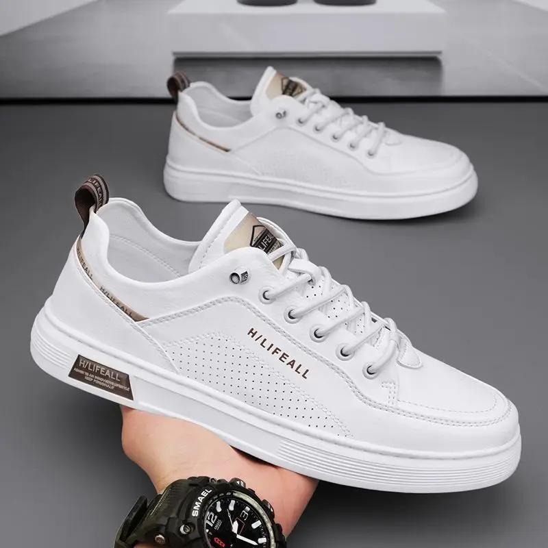 Men Leather Casual Board Shoes Breathable Sneakers Trend Man White Autumn Winter Vulcanize Shoe Loafers Men 44
Men Leather Casual Board Shoes Breathable Sneakers Trend Man White Autumn Winter Vulcanize Shoe Loafers Men 44