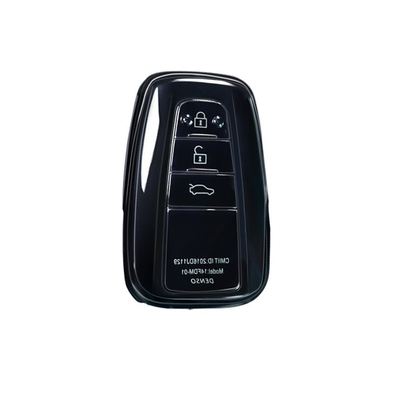 Clear Protective Case for Toyota Key Fobs: Camry, RAV4, Avalon, Lavida, C-HR, Corolla. Translucent Black
Clear Protective Case for Toyota Key Fobs: Camry, RAV4, Avalon, Lavida, C-HR, Corolla. Translucent Black